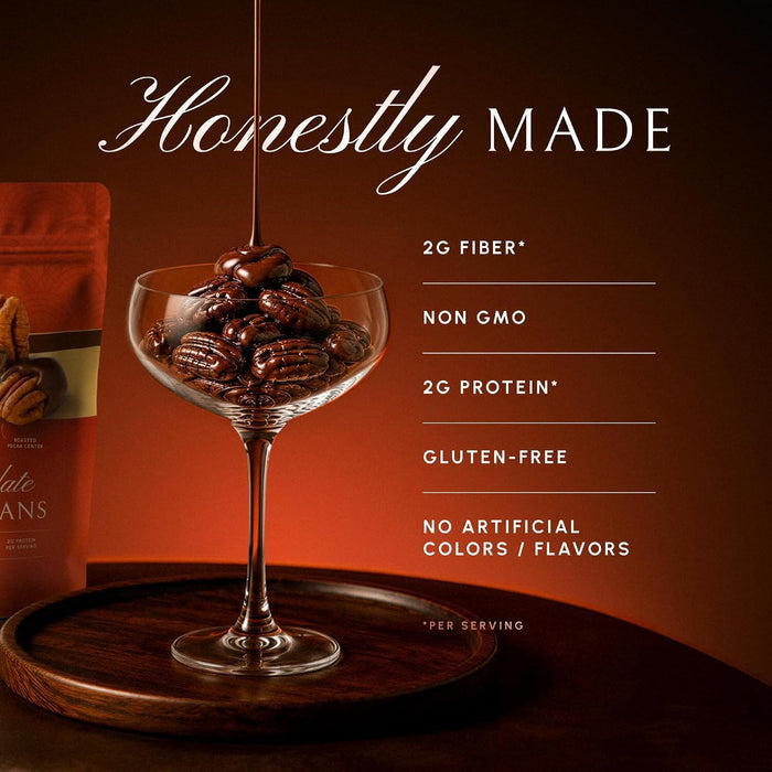 Snackathon Dark Chocolate Covered Pecans with Sea Salt Snackathon