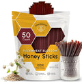 Snackathon Honey Sticks, Buckwheat Blossom Pure Honey, Made in USA Snackathon 50 Count