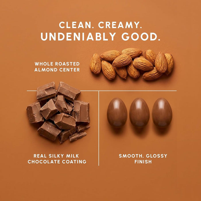 Snackathon Milk Chocolate Covered Almonds, Resealable Bag Snackathon