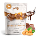 Snackathon Milk Chocolate Covered Cashews, Resealable Bag Snackathon Milk Chocolate 7 Ounce