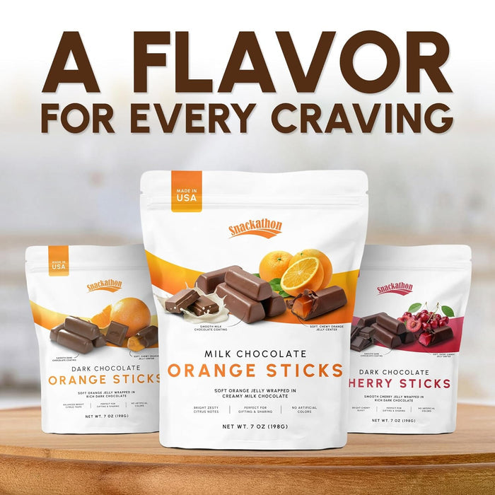 Snackathon Milk Chocolate Orange Sticks Snackathon