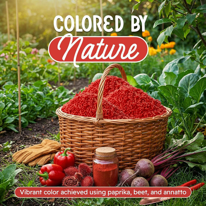 Snackathon Natural Dye-Free Red Sprinkles for Baking & Decorating (Jimmies) Snackathon