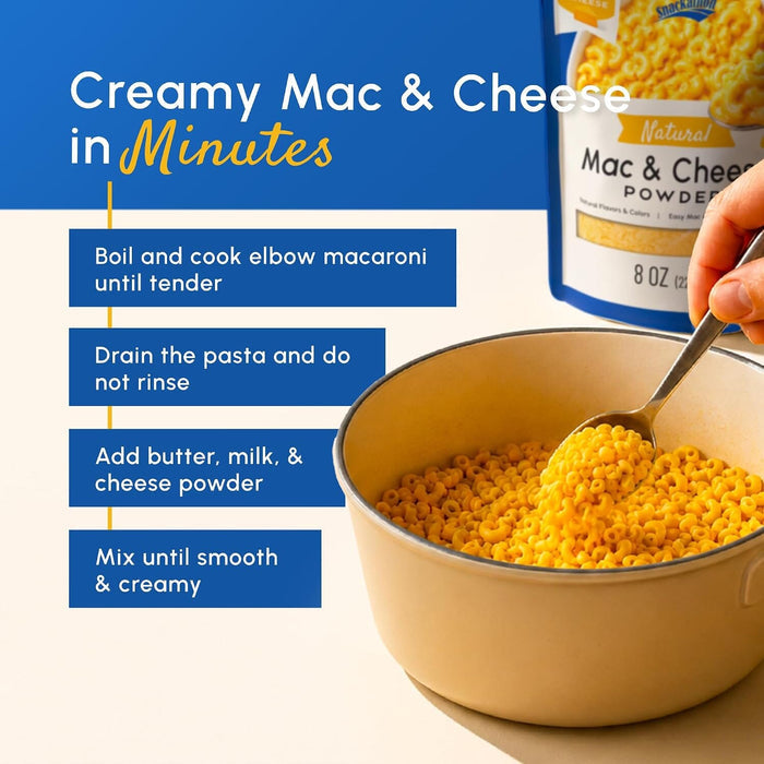 Snackathon Natural Mac & Cheese Powder, Made with Real Cheddar Cheese Snackathon