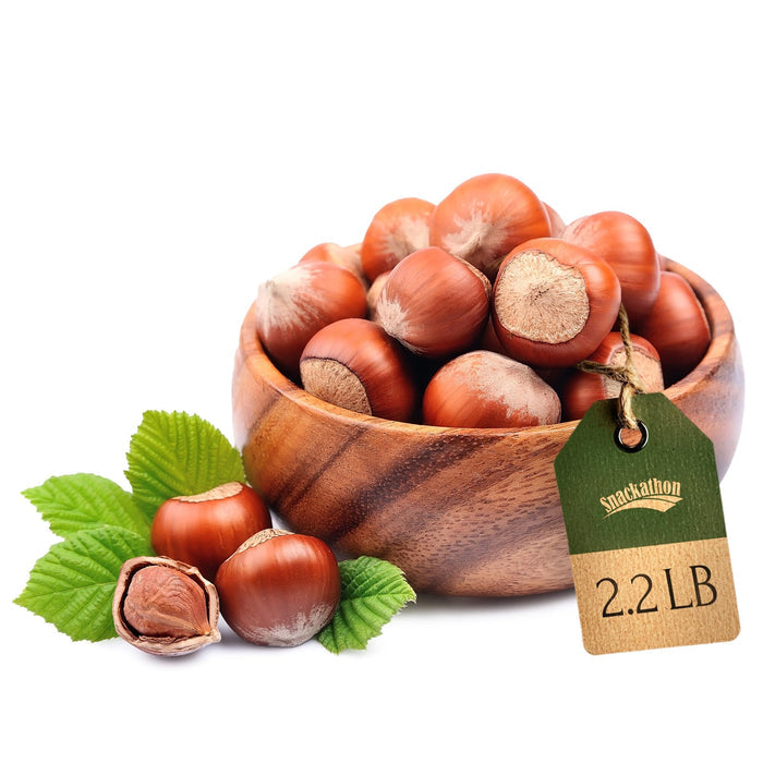Snackathon Oregon Hazelnuts In Shell – Raw Whole Filberts, Various Sizes Snackathon 2.2 Pound