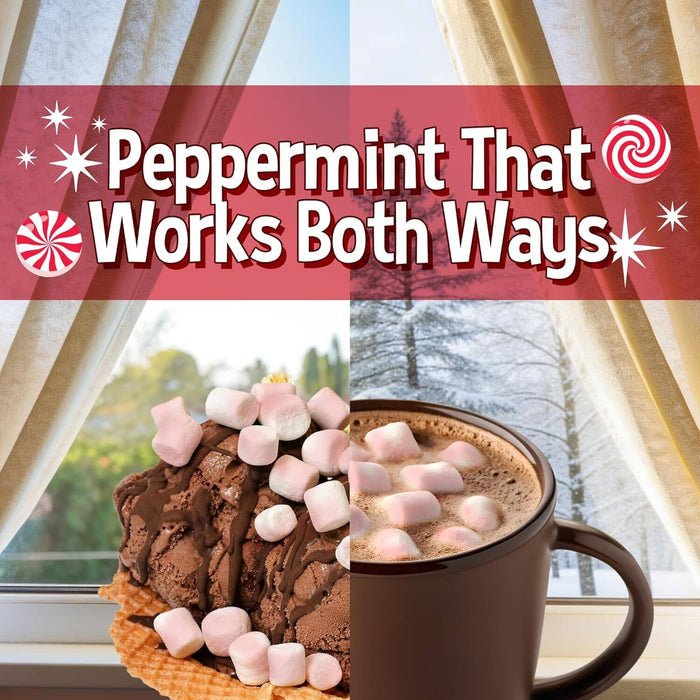 Snackathon Peppermint Mini Dehydrated Marshmallows – 8 oz Resealable Bag Snackathon