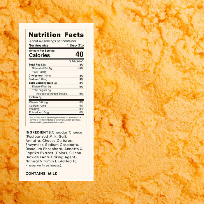 Snackathon Pure Cheddar Cheese Powder, Made with Real Cheddar Cheese Snackathon