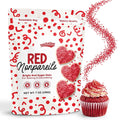 Snackathon Red Nonpareils Sprinkles, 7 oz, Festive Red Sugar Dot Sprinkles Snackathon Red Nonpareils 7 Ounce