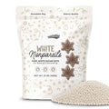 Snackathon Sprinkles for Baking & Decorating, White Nonpareils, Resealable Bag, Bulk White Sugar Dot Sprinkles for Cakes, Ice Cream, Cupcakes, Cake Pops & Dessert Toppings Snackathon White Nonpareils 2.2 Pound