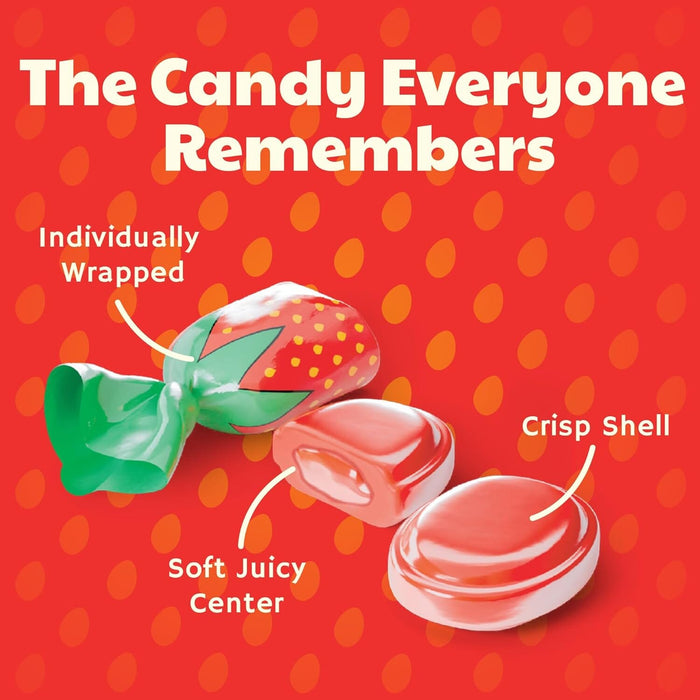 Snackathon Strawberry Bon Bons Hard Candy Snackathon