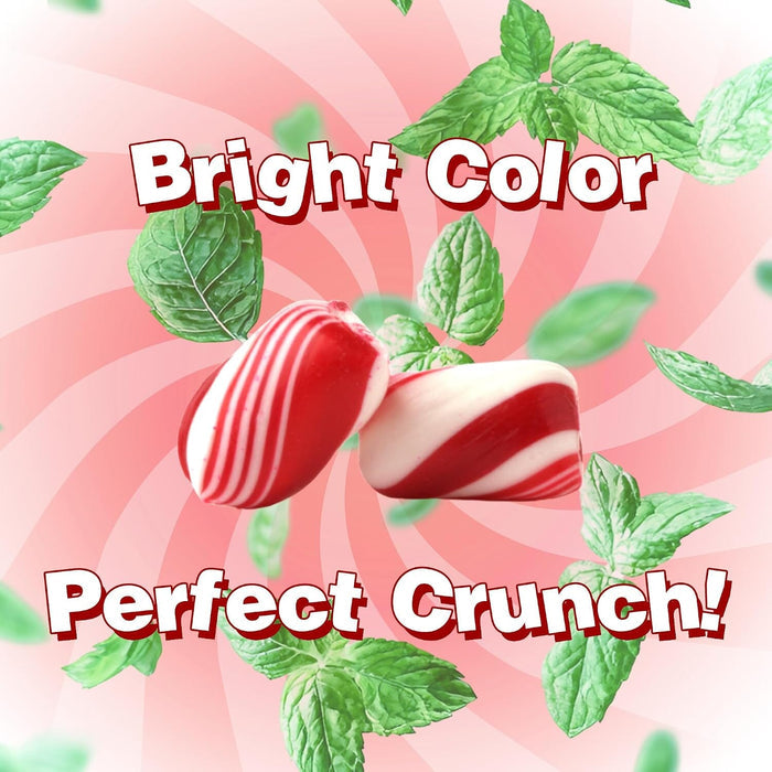 Snackathon Sugar-Free Cylinder-Shaped Twists Hard Candy, Red & White Peppermint Twists, 1 Pound Snackathon