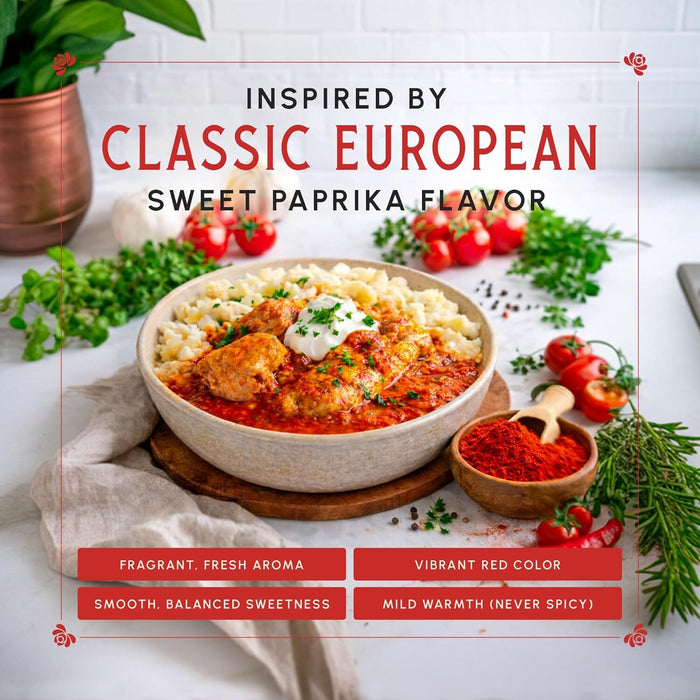Snackathon Sweet Hungarian Style Paprika, 1.1 LB (500g) Bulk Resealable Bag Snackathon Foods