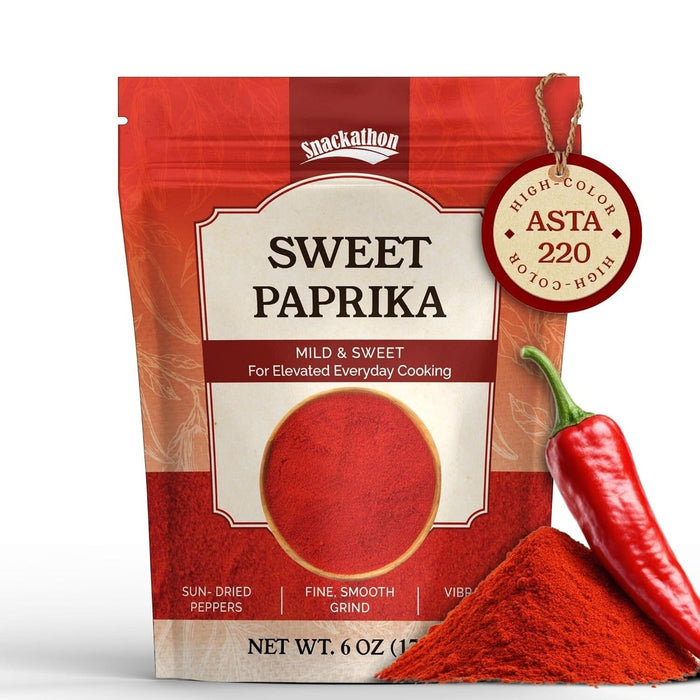 Snackathon Sweet Paprika Powder, 1.1 LB (500g) Resealable Bulk Bag Snackathon Foods 6 oz