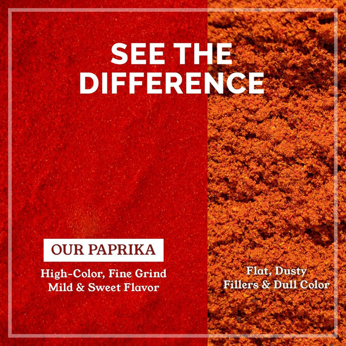 Snackathon Sweet Paprika Powder, 1.1 LB (500g) Resealable Bulk Bag Snackathon Foods