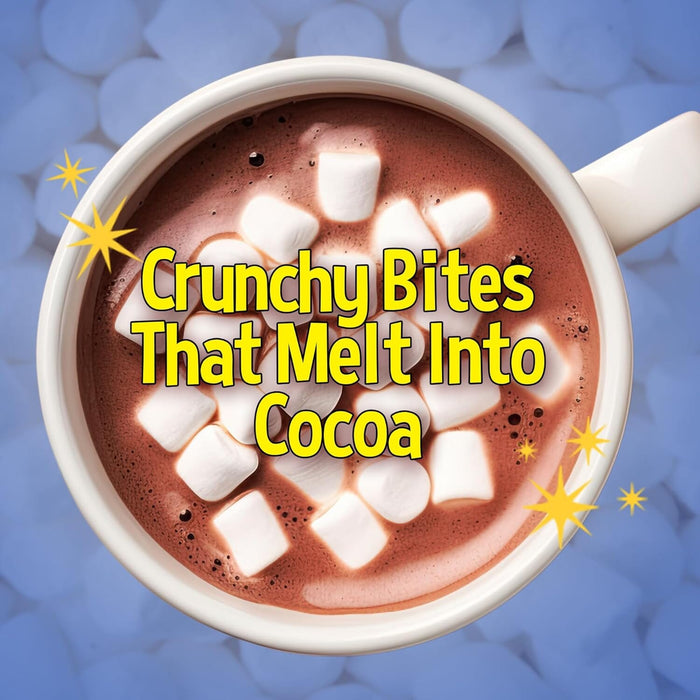 Snackathon Vanilla Mini Dehydrated Marshmallows – Crispy Marshmallow Bits for Hot Chocolate, Cereal & Baking Snackathon Foods