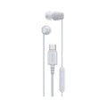 หูฟัง Sony IER-EX15C สีขาว แบบมีสาย USB-C เสียงคมชัด เบสนุ่ม