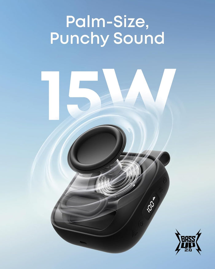 ลำโพงพกพา Soundcore Boom Go 3i จิ๋วแต่ทรงพลัง 15W พร้อม BassUp 2.0 เบสแน่นสะใจ กันน้ำ IP68 แบตอึด 24 ชม. และใช้เป็น Power Bank ชาร์จมือถือได้