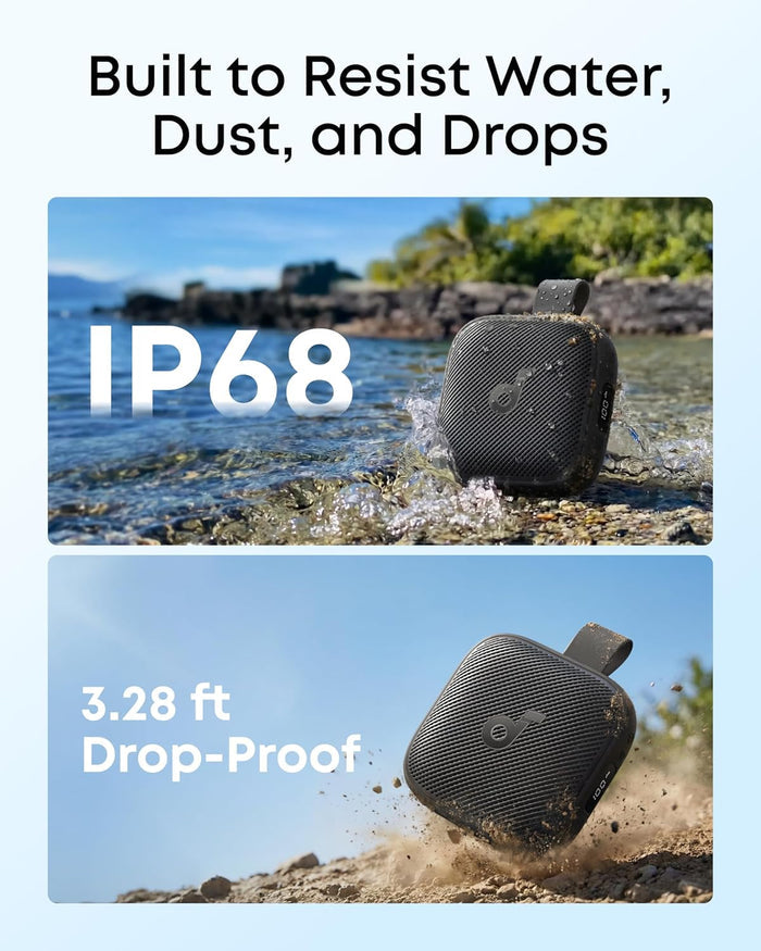 ลำโพงพกพา Soundcore Boom Go 3i จิ๋วแต่ทรงพลัง 15W พร้อม BassUp 2.0 เบสแน่นสะใจ กันน้ำ IP68 แบตอึด 24 ชม. และใช้เป็น Power Bank ชาร์จมือถือได้