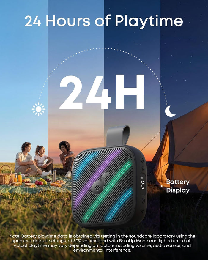 ลำโพงพกพา Soundcore Boom Go 3i จิ๋วแต่ทรงพลัง 15W พร้อม BassUp 2.0 เบสแน่นสะใจ กันน้ำ IP68 แบตอึด 24 ชม. และใช้เป็น Power Bank ชาร์จมือถือได้