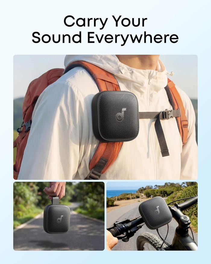 ลำโพงพกพา Soundcore Boom Go 3i จิ๋วแต่ทรงพลัง 15W พร้อม BassUp 2.0 เบสแน่นสะใจ กันน้ำ IP68 แบตอึด 24 ชม. และใช้เป็น Power Bank ชาร์จมือถือได้