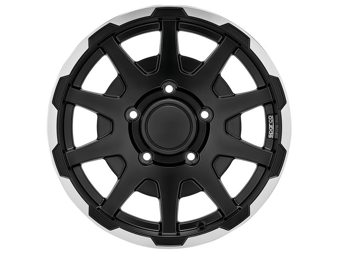 Sparco Dakar Matt Black Lip Polished für Sizuki Jimny MK2 (GJ)