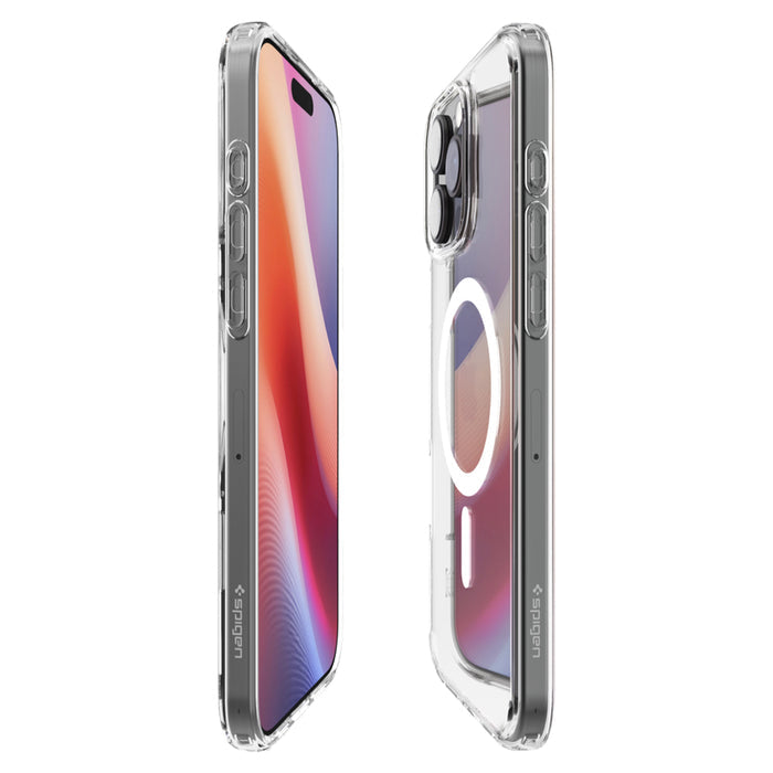 เคสกันกระแทก Spigen Crystal Hybrid Magfit สำหรับ iPhone 16 Pro Max สี White