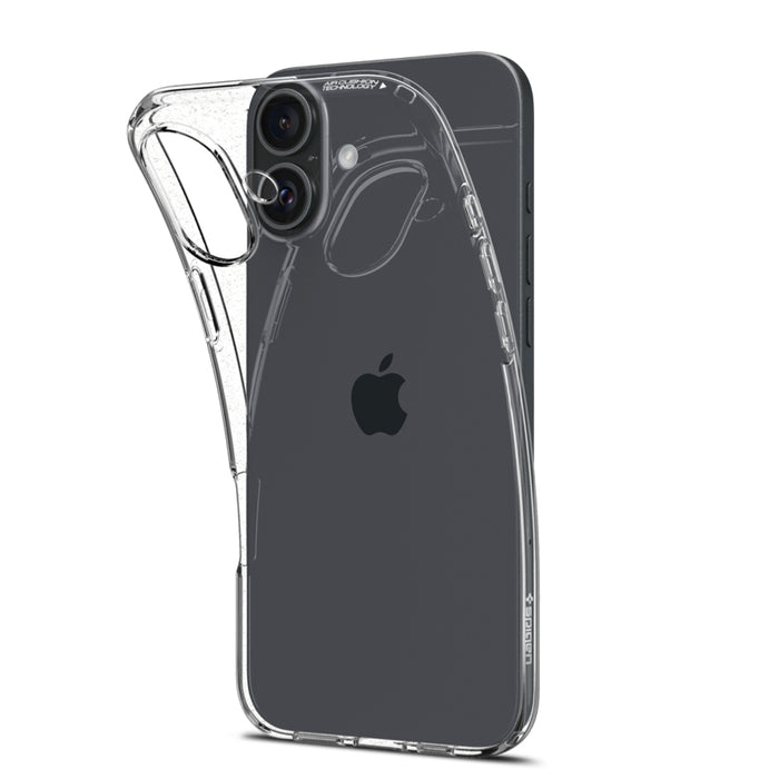 เคสกันกระแทก Spigen Liquid Crystal สำหรับ iPhone 16 สี Crystal Clear