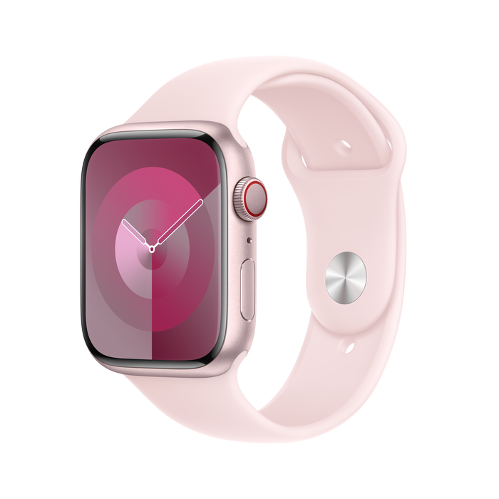 สาย Sport Band Light Pink  ขนาด M/L สำหรับ Apple Watch 45 มม.
