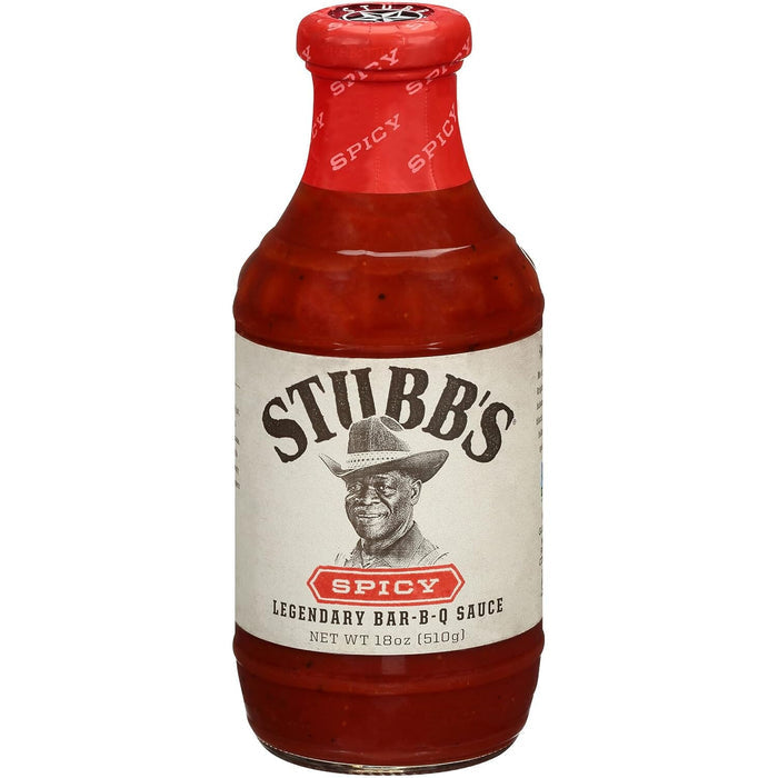 Stubb's Spicy BBQ Sauce, 18 oz Stubb's 18 Ounce