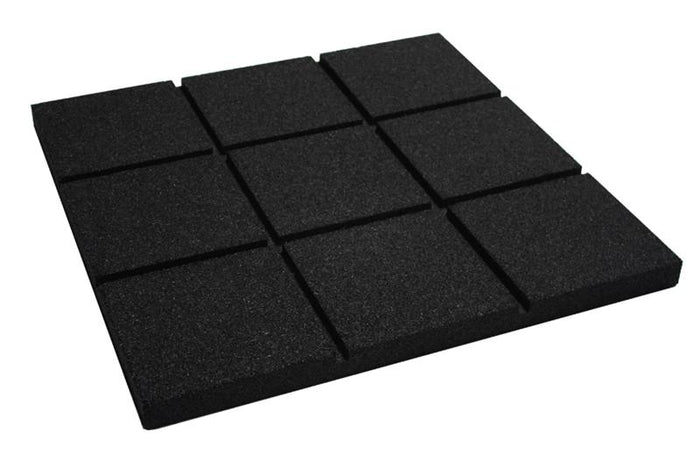 Underneath of 2' x 2' x 1.5" Suppression Tile