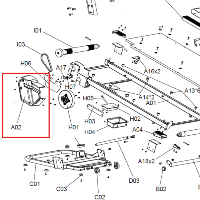 TKR-4000-PT-A02: flywheel cover