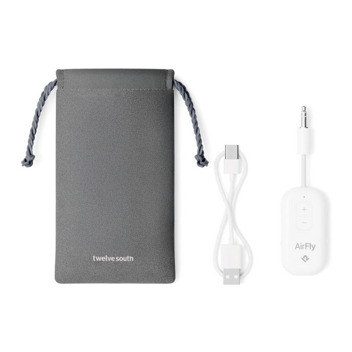 อะแดปเตอร์หูฟังไร้สาย Airfly Pro 2 สี White พกพาสะดวก จากแบรนด์ TWELVE SOUTH