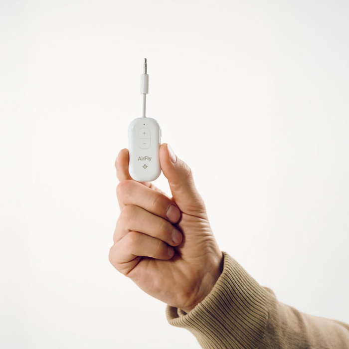 อะแดปเตอร์หูฟังไร้สาย Airfly Pro 2 สี White ดีไซน์ลํ้าสมัย จากแบรนด์ TWELVE SOUTH