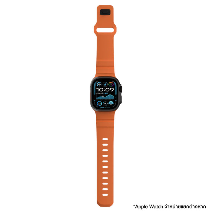สาย UNIU Titan Strap สำหรับ Apple Watch ดีไซน์สาย FKM Fluororubber ระบายอากาศได้ ใส่สบาย เหมาะกับสายลุยและผิวแพ้ง่าย