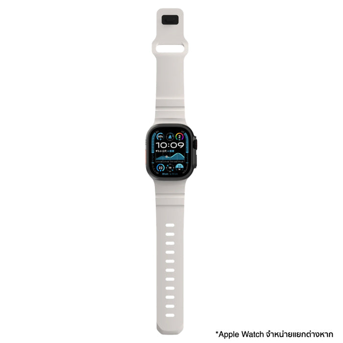 สาย UNIU Titan Strap สำหรับ Apple Watch ดีไซน์สาย FKM Fluororubber ระบายอากาศได้ ใส่สบาย เหมาะกับสายลุยและผิวแพ้ง่าย