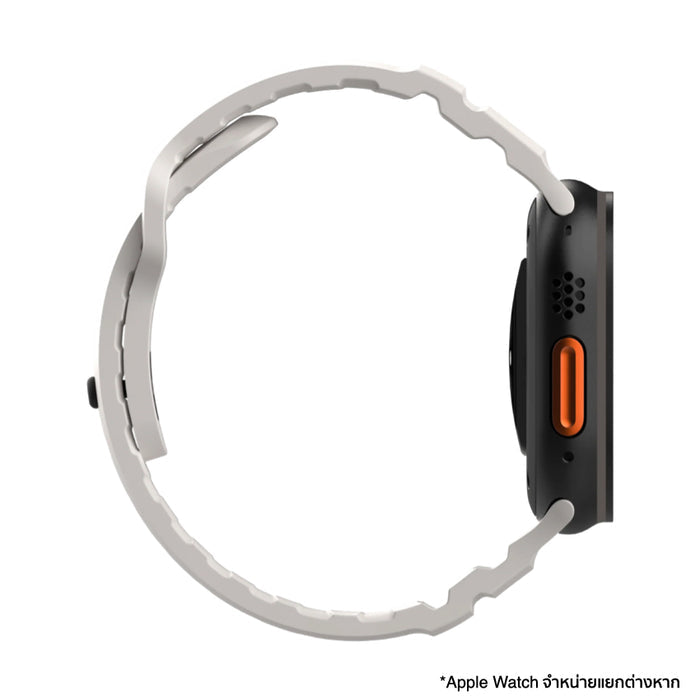 สายนาฬิกา Uniu Titan Strap สำหรับ Apple Watch 49/46/45/44 - Starlight White