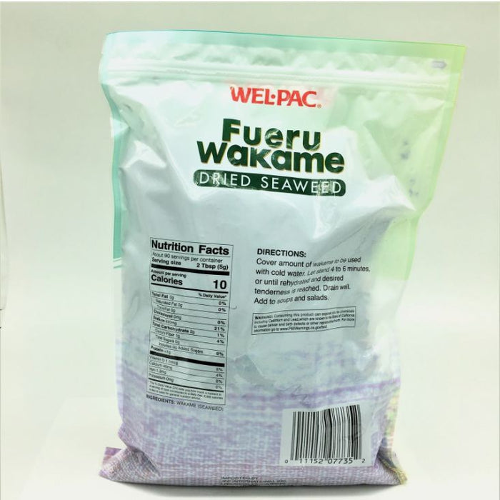 Wel-Pac Fueru Wakame, Dried Seaweed, 16 Ounce Wel-Pac