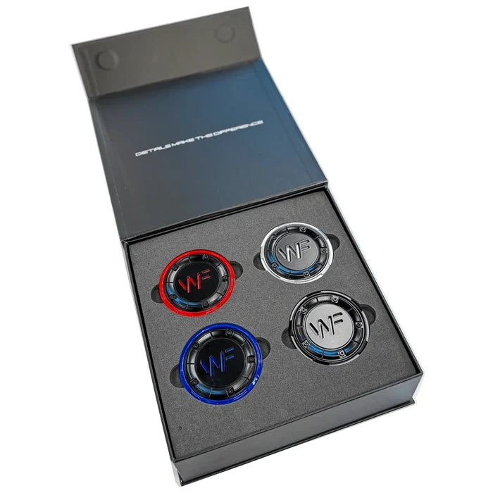 Wheelforce WF Multipiece Forged V3 Cap - Deep Black