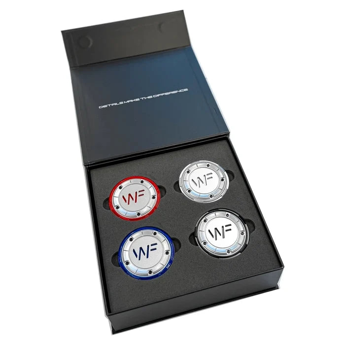 Wheelforce WF Multipiece Forged V3 Cap -Frozen Silver