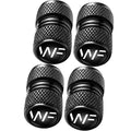 Wheelforce WF Valve Caps -Black-