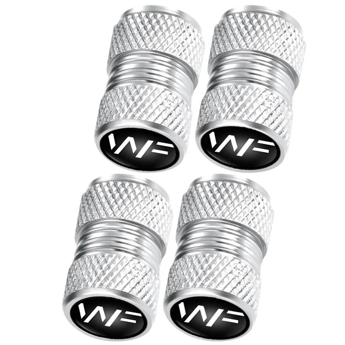 Wheelforce WF Valve Caps -Silver-