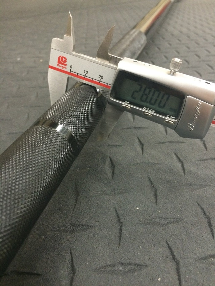 WOD Bar 5.0 (Men): Black Zinc (OBG-86BZ)