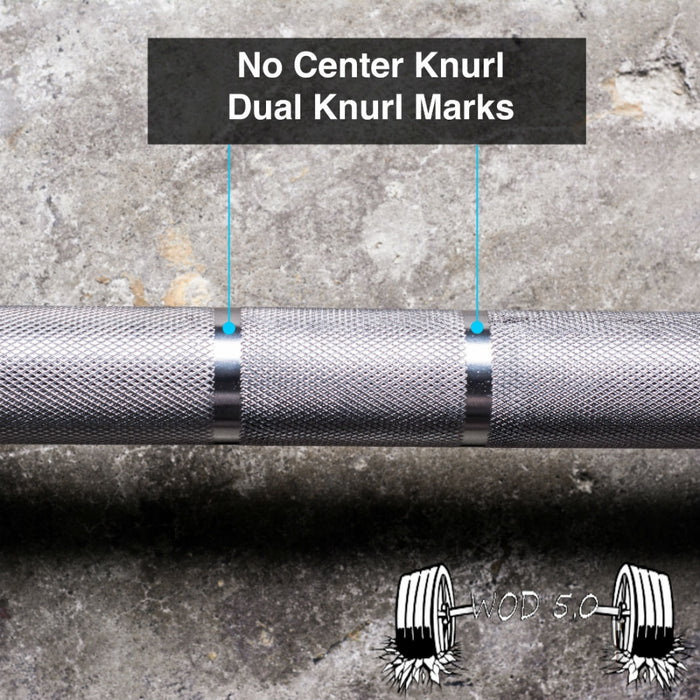 WOD Bar 5.0 (Men): Hard Chrome (OBG-86HC)
