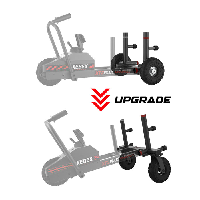 XT4 Rear Frame Set with Swivel Wheel Casters